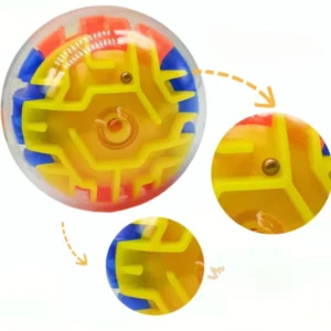 mini 3d maze ball puzzle, brain teaser