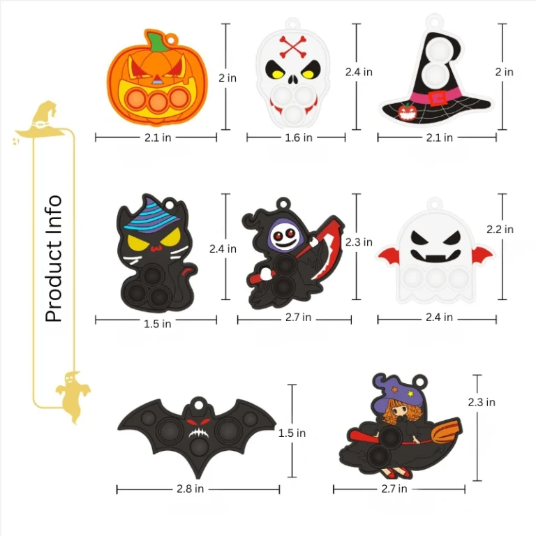 Halloween Pop-It Keychain
