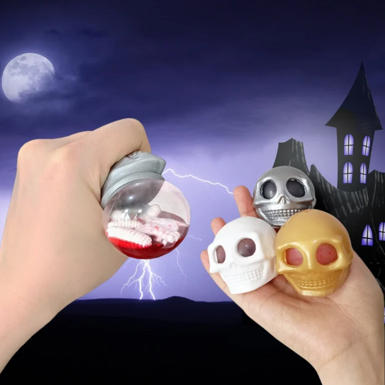 Squeeze toy, Skull Stress Balls, Halloween, squishy